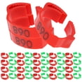 thumbnail image 3 of 200pcs Chicken Leg Bands Chicken Leg Tags with Number Chicken Duck Poultry Leg Band, 3 of 5