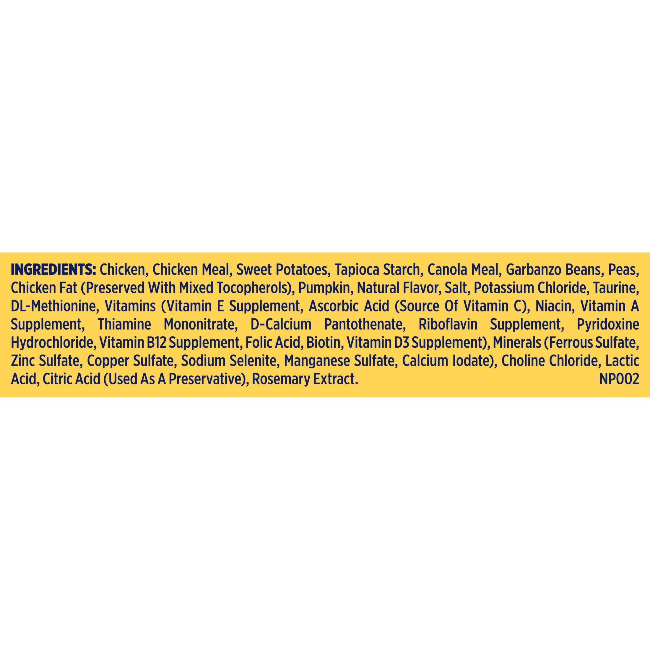 Nature's Recipe Grain Free Small Breed Dry Dog Food Chicken, Sweet Potato & Pumpkin, 12 lb Bag