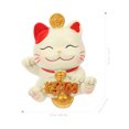 thumbnail image 2 of Chats en Résine Figurine Fortune Cat Décorations Figurine de Chat Animaux en Résine Statue de Chat, 2 of 8