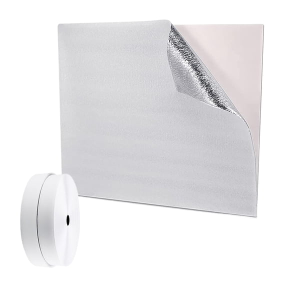 Attic Fan Cover, 50.79" x 50.79" Whole House Fan Cover, Attic Fan Insulation Cover, Attic Armour Ceiling Shutter Cover, Attic Armour Attic Fan Cover with Hook and Loop Strips