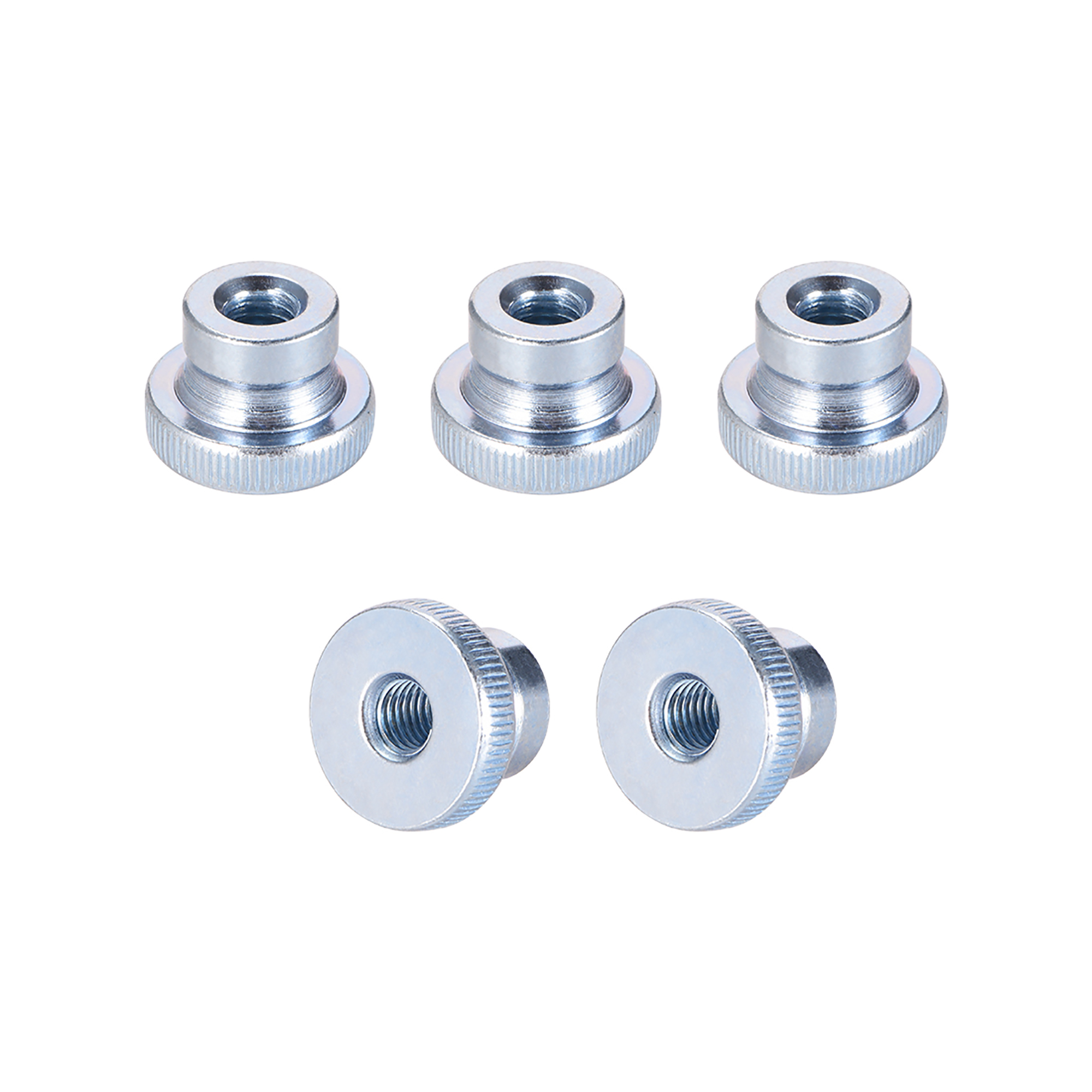 Knurled Thumb Nuts, M8 Round Knobs with , Zinc Plating 5 Pcs Walmart