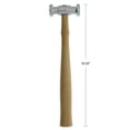 thumbnail image 3 of Universal Tool Texturising Hammer Dual Face Square Stripe Patterns Wooden Handle, 3 of 6