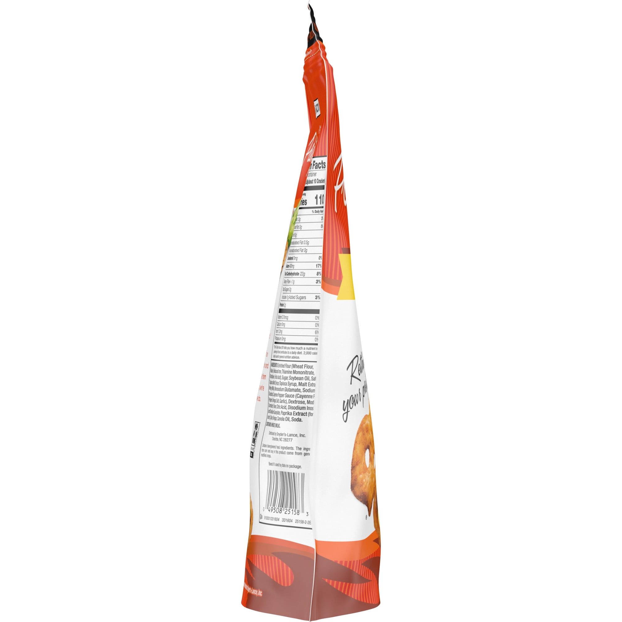 (3 pack) Snack Factory Pretzel Crisps, Buffalo Wing, Party Size 14 oz