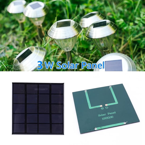 Células solares al aire libre del panel solar 3W 5V DIY para el cargador de batería del teléfono móvil Ndcxsfigh Para estrenar