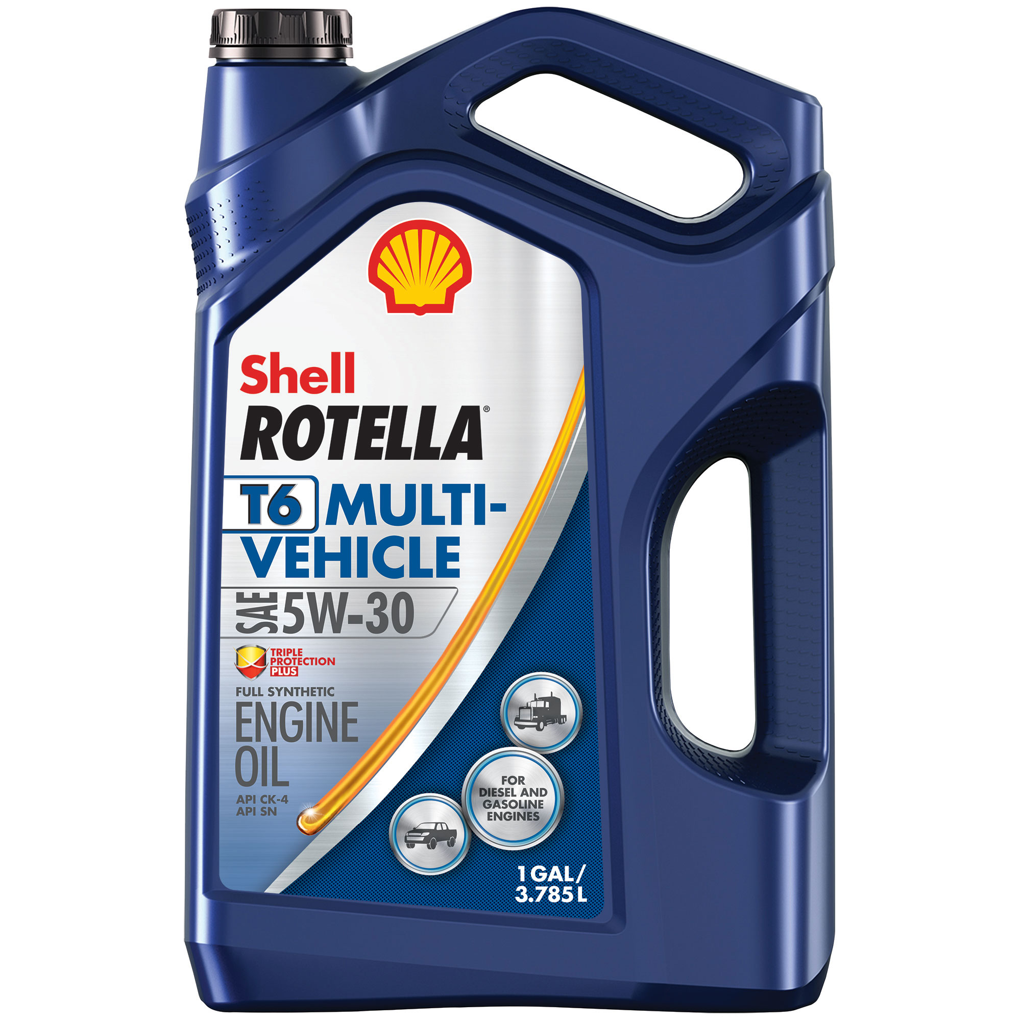 Shell Rotella T6 Synthetic Diesel Motor Oil 5W-40 CJ-4