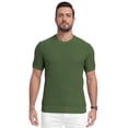 thumbnail image 6 of Iceglad Mens Knit T Shirt Short Sleeve Crewneck Summer Casual Textured Pullover Lightweight Ribbed Viscose Sweater Tee Soft Breathable Fashion Shirt, 6 of 10