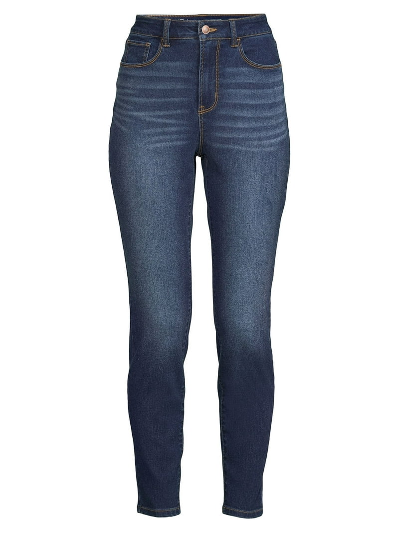 DIANTE 完売品 HIGH WAIST SKINNY DENIM No Boundaries Juniors High Rise Skinny Jeans, Sizes 1-21 - Walmart.com