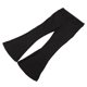 thumbnail image 2 of Pantalones acampanados para mujer, parte inferior acampanada, cintura alta, control de barriga, pantalones ajustados para mujer, para el hogar, al aire libre, negro, XL, 2 of 12