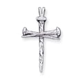 thumbnail image 1 of 14K White Gold Cross Charm, 1 of 2