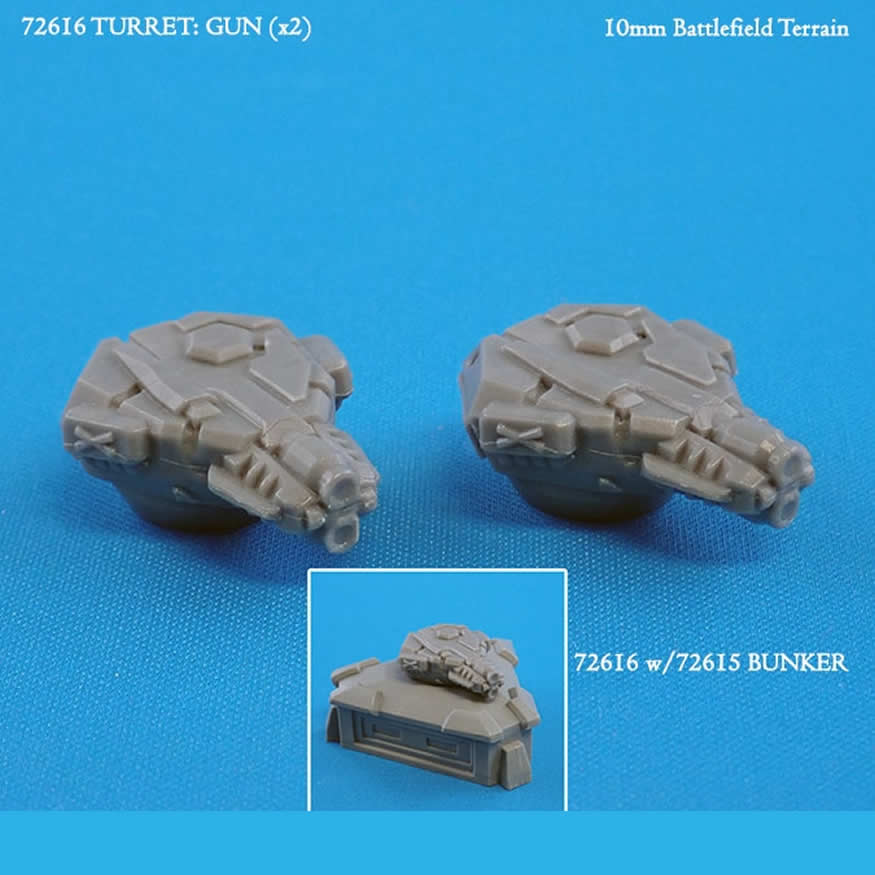 Turret Gun Battlefield Terrain Supplies Miniature NScale CAV Strike