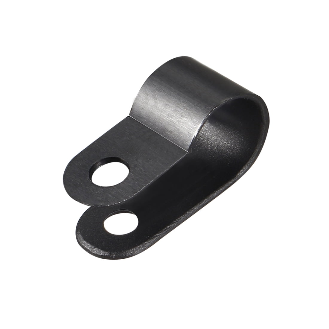 BLACK/WHITE NYLON R-TYPE CLIPS CLAMPS FOR FIXING PIPE WIRE CABLE HOSE MOUNTING 