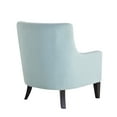 thumbnail image 5 of Lifestyle Solutions Hailey Traditional Accent Chair, Aqua Fabric, 5 of 11