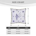 thumbnail image 4 of Kll Bouquet And Lavender Flowers Decorative Throw Pillow Covers Velvet Soft For Couch Sofa Bedroom Living Room Outdoor -18"X18", 4 of 8