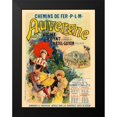 thumbnail image 2 of Cheret, Jules 15x18 Black Modern Framed Museum Art Print Titled - Auvergne, 2 of 5