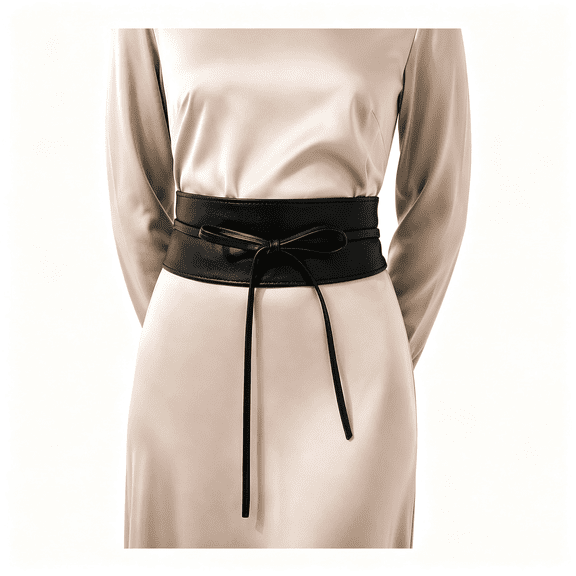 TELOLY - Woman Italian Leather Obi Belt, Obi Belt