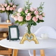 thumbnail image 7 of CATPAN Heart Shaped Hand Statue, Gold Home Decor Accents for Living Room Coffee Table TV Cabinet Bookshelf Office entryway Desktop Shelf Small Sculpture Home Decor., 7 of 7