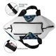 thumbnail image 4 of Balery Dinosaur Bolsa Tote Estilo Estético con Cremalleras, Bolsa de Hombro, Bolsa de Compras Grande y Plegable, 4 of 8