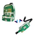 thumbnail image 2 of Pro Specialties Group Boston Celtics Sac à Dos Mini Transformable 2-en-1: Convertible, Élégant, Résistant à l'Eau Sac de Ceinture de Voyage, 2 of 4