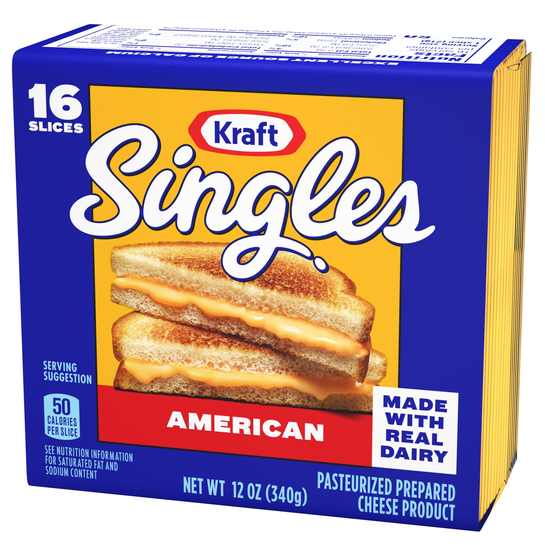 ALL THE SINGLES72〜97 Kraft Singles American Cheese Slices, 16 Ct Pk, Refrigerated