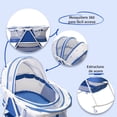thumbnail image 5 of Cuna Moisés Para Bebé Aeiou P759 Bambineto Plegable Con Base Azul, 5 of 5