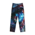 thumbnail image 2 of Fotbe Modern Colorful Eyes Men's Pajama Pants,Sleepwear Pants,Pj Bottoms Drawstring And Pockets-Small, 2 of 7