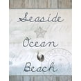 thumbnail image 2 of Kimberly, Allen 12x14 Black Ornate Wood Framed with Double Matting Museum Art Print Titled - Seaside C, 2 of 4
