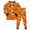H584-Orange, variant on TOWED22 Girls Boys Halloween Pajamas Cute Graphic Cotton Toddler Kids 2 Piece Long Sleeve Pjs Fall Winter Sleepwear(Black,4-5 Y)