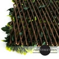 thumbnail image 6 of 3rd Street Inn Bamboo Leaf Trellis 4-Pack - Bamboo Greenery Panel - Boxwood and Ivy Privacy Fence Substitute - DIY Flexible Fencing (Yellow Rose Rattan), 6 of 6