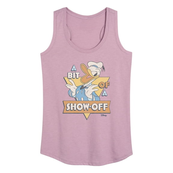 Disney - Donald Bit Of A Show Off - Women's Racerback Tank Top