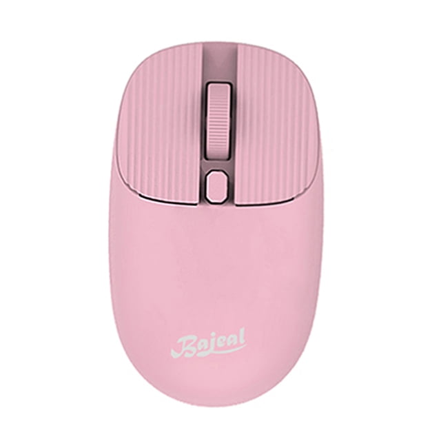 Ratón inalambrico Sunnimix 2.4G + receptor USB 1200DPI color rosado