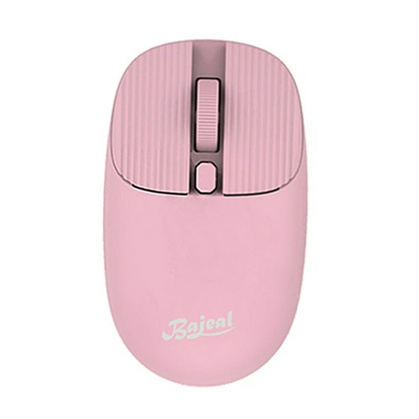 Ratón inalambrico Sunnimix 2.4G + receptor USB 1200DPI color rosado