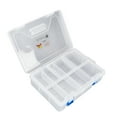 thumbnail image 1 of Contenedor de accesorios, caja de almacenamiento de componentes Caja de almacenamiento de plástico transparente Caja de piezas Características líderes en su clase, 1 of 8