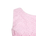 thumbnail image 4 of Little Girls Pink Embroidered Scallop Party Dress 2, 4 of 7