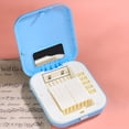 thumbnail image 2 of SOFEIYA Clarinet Mouthpiece Cleaning Purple light Storage Box 8 Reeds Moisturizer Case, 2 of 9