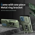 thumbnail image 2 of Allytech Rugged Case for Motorola G Stylus 5G (2024), [Slide Camera Cover] [360° Rotating Kickstand] [Military Protection] [Magnetic Car Mount] Non-Slip Anti-Scratch Shockproof Heavy Duty Case - Green, 2 of 8