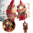 thumbnail image 4 of Oliegs Santa Figurine Faux Standing Ornament For Xmas And Holiday Tabletop Traditional Santa, 4 of 7