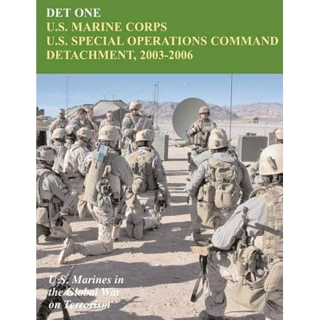 Det One U S Marine Corps U S Special Operations