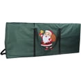 thumbnail image 1 of HUGFEGWE Christmas Tree Storage Bag Fits up to 4 Ft. Tall Disassembled Tree, Santa Claus Print Heavy Duty Storage Container Durable Reinforced Carry Handles Waterproof Material Protects U2536-24115, 1 of 5