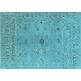 thumbnail image 1 of Ahgly Company Indoor Rectangle Oriental Light Blue Industrial Area Rugs, 8' x 12', 1 of 4
