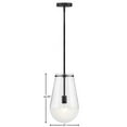 thumbnail image 2 of 32087BK-Hinkley Lighting-Beck - 14W 1 LED Small Pendant-14.75 Inches Tall and 9 Inches Wide-Black Finish, 2 of 14
