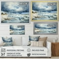 thumbnail image 4 of Designart "Ocean s Fury Tempestuous Storms I" Nautical & Beach Floater Framed Wall Decor, 4 of 7
