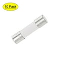thumbnail image 1 of Fusible de cartucho automotriz 2A 250V 5x20mm de reemplazo de golpe lento para amplificador de alarma de audio de estéreo de automóvil 10 piezas, 1 of 5