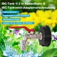 thumbnail image 2 of Adaptador de tanque IBC S60X6 de 1/2 pulgada para tanque de almacenamiento de agua, 2 of 5
