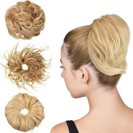 3 Pieces Synthetic Bun Hairpiece Scrunchies Hair Bun Extensions Messy Curly  Hair Scrunchies Hairpieces Synthetic Donut Updo Hair Pieces Synthetic  Chignon with Elastic Rubber Band (Mixed Bleach Brown) | Walmart Canada