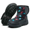 thumbnail image 3 of Bocca Boys Snow Boots Colorful Dinosaur Anti-Slip Winter Boots 9M, 3 of 6