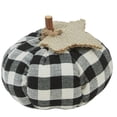 thumbnail image 3 of Park Designs Small Black And Cream Check Pumpkins Set of 3, 3 of 3