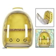 thumbnail image 3 of Bird Carrier Bag Pet Backpack Parrot Cage Transparent Cover Yellow, 3 of 8