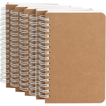 Spiral Notebook, 5 Pack Small Pocket Size Notebooks for Writing Drawing Note Taking, 3.5”x5.5”, 180 Ruled Pages, 90 Sheets Ruled