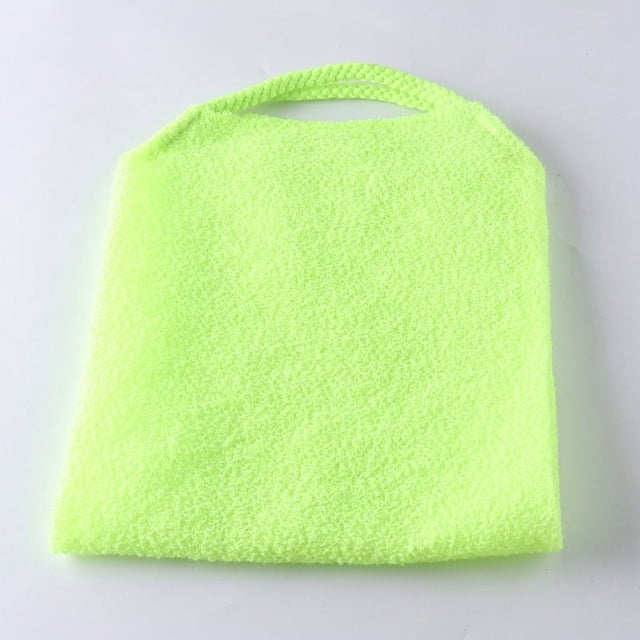 Xihbxyly Toalla de Baño Larga de Nailon, Exfoliante para La Espalda con Banda Antipicazón, Espuma Suave para Aplicar Jabón, Ideal para Toda La Familia, 50 X 18 Cm.