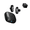 Midnight Black, variant on Soundcore Liberty 5 Pro by Anker Noise Cancelling Wireless Earbuds with Anker Nano Smart Display Charger